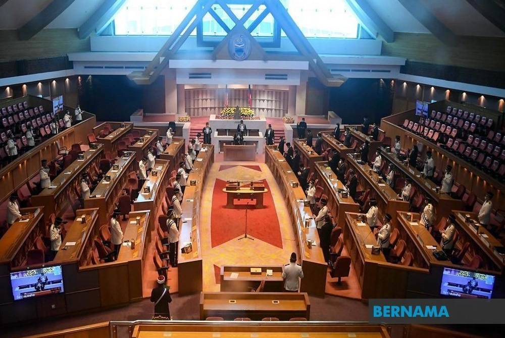 Persidangan Dewan Undangan Negeri Sabah hari ini meluluskan empat rang undang-undang (RUU) berkaitan hal ehwal Islam di negeri ini. Gambar fail Bernama