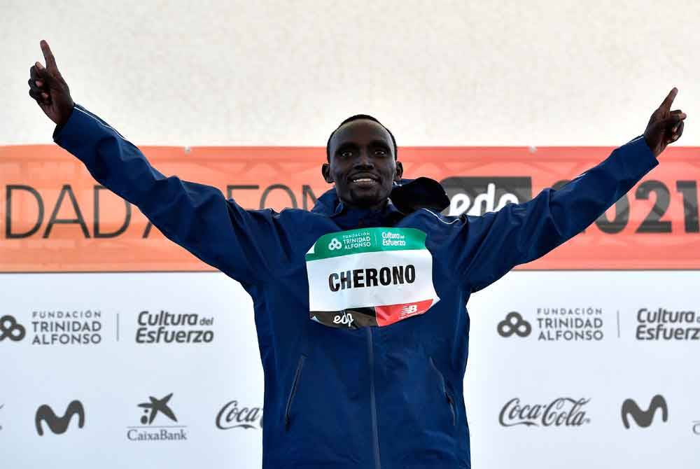 Lawrence Cherono mengaku melanggar tiga peraturan anti-doping. Foto Reuters