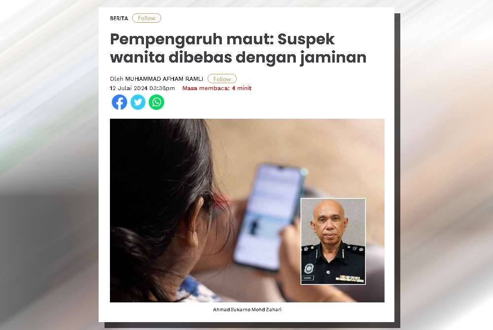 Laporan Sinar Harian.