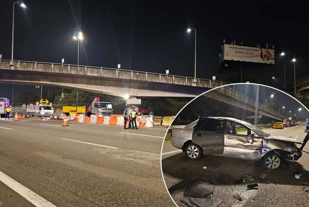 Kesemua mangsa dipercayai sedang melakukan kerja penyelenggaraan sebelum dirempuh sebuah kereta dalam kemalangan dekat Kilometer 3.1 Lebuhraya Lembah Klang Baru (NKVE) di sini, pada Sabtu.