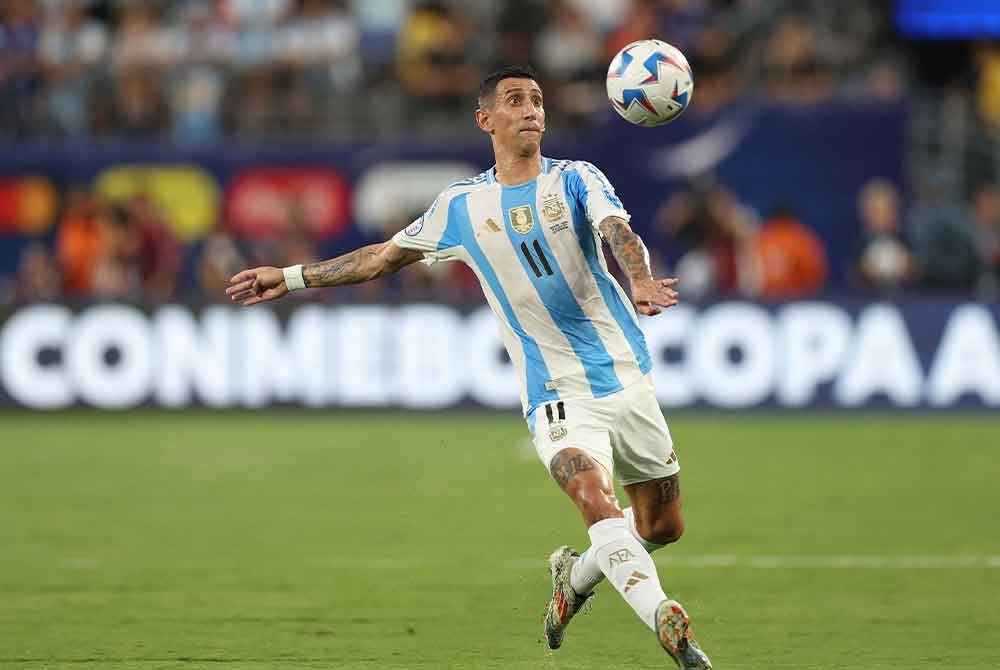 Copa America kali ini akan menjadi kejohanan terakhir buat Di Maria. Foto AFP