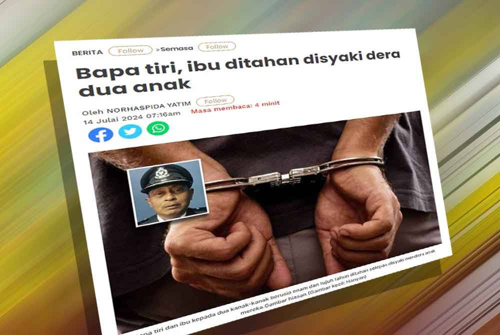 Laporan Sinar Harian pada Sabtu.