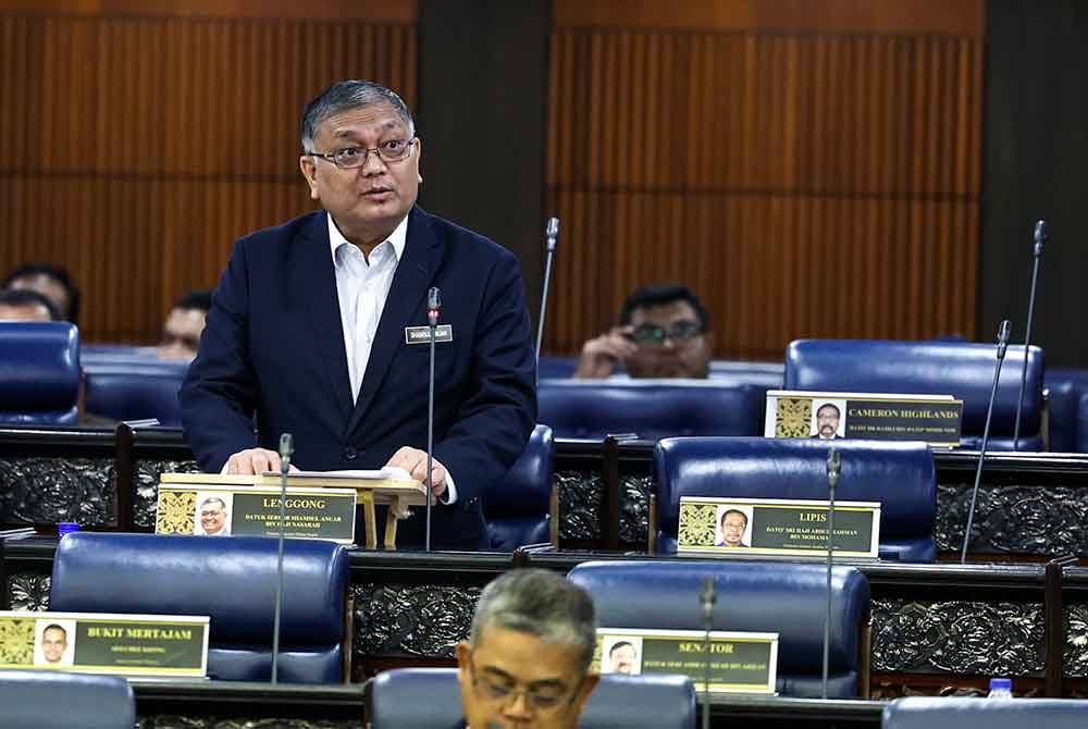 Shamsul Anuar ketika Persidangan Dewan Rakyat sempena Mesyuarat Kedua, Penggal Ketiga Parlimen Kelima Belas di Bangunan Parlimen hari ini. - Foto: Bernama