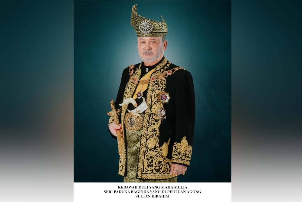 Yang di-Pertuan Agong, Sultan Ibrahim. Foto Bernama