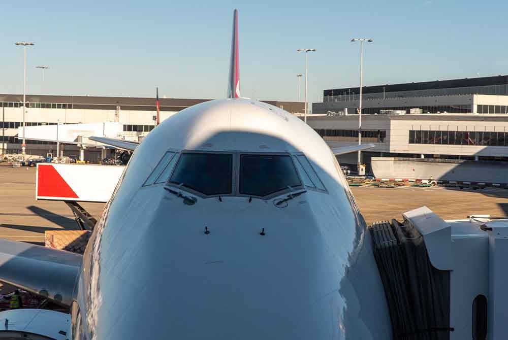 Lapangan Terbang Sydney melaporkan bahawa gangguan teknikal global telah menjejaskan beberapa operasi syarikat penerbangan dan perkhidmatan terminal. Foto hiasan