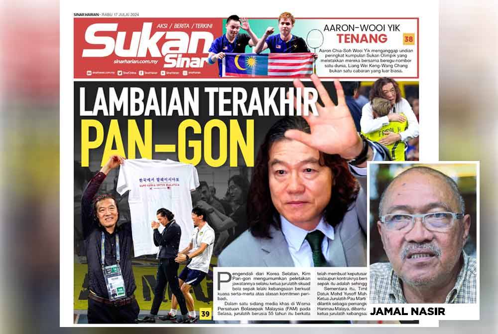 Laporan Sukan Sinar pada Selasa.