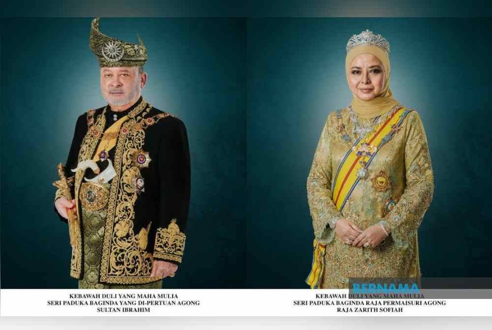 Istiadat Pertabalan Sultan Ibrahim sebagai Yang di-Pertuan Agong ke-17 yang akan berlangsung dalam suasana penuh tradisi dan adat raja-raja Melayu di Istana Negara hari ini, melakar satu lagi peristiwa bersejarah dan signifikan bagi negara Malaysia. Foto Bernama