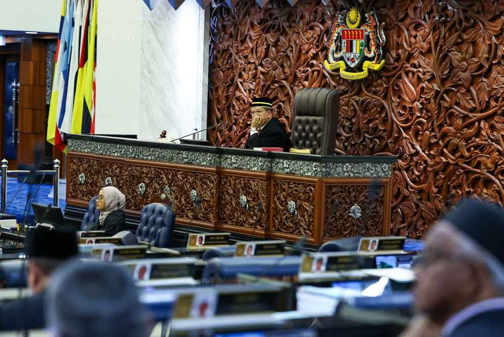 Persidangan Dewan Rakyat. Gambar hiasan. Foto Bernama