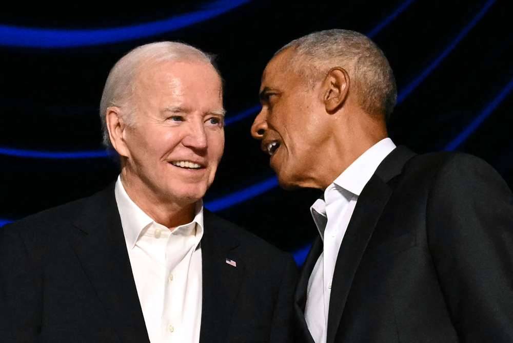 Obama memuji Biden sebagai antara presiden paling berpengaruh di Amerika dan seorang patriot yang terhormat. Foto AFP