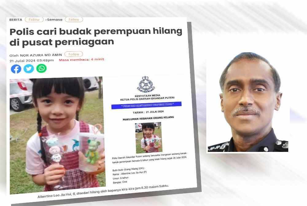 Laporan Sinar Harian pada Ahad. Gambar kecil: Kumar