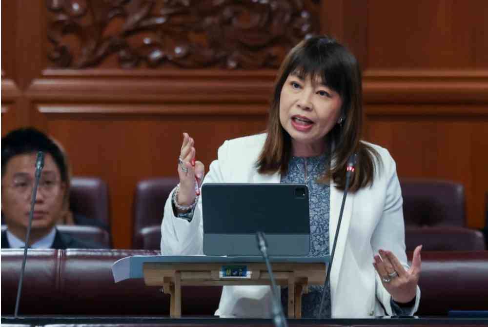 Timbalan Menteri Kewangan Lim Hui Ying pada Persidangan Dewan Negara sempena Mesyuarat Kedua, Penggal Ketiga Parlimen Kelima Belas di Bangunan Parlimen pada Rabu. Foto Bernama