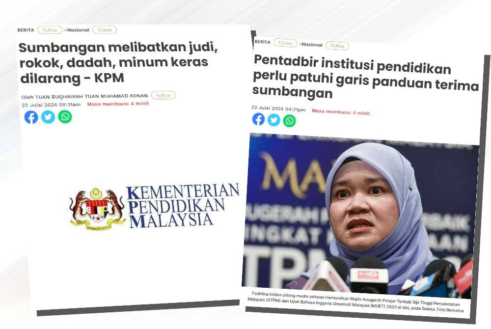 Laporan Sinar Harian berhubung perkara berkenaan.