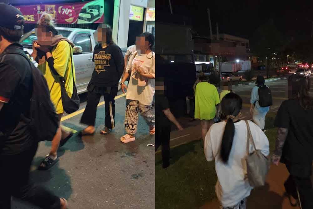 JIM Kuala Lumpur tahan empat wanita Thailand dalam serbuan Ops Gegar di sebuah premis refleksologi di Kepong pada Rabu.