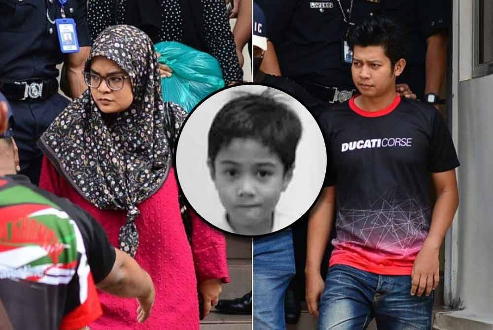 Ibu bapa Zayn Rayyan, Ismanira (kiri) dan Zaim Ikhwan. Foto Sinar Harian-ASRIL ASWANDI SHUKOR (Gambar kecil: Zayn Rayyan.)