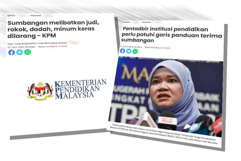 Laporan Sinar Harian berhubung perkara berkenaan.