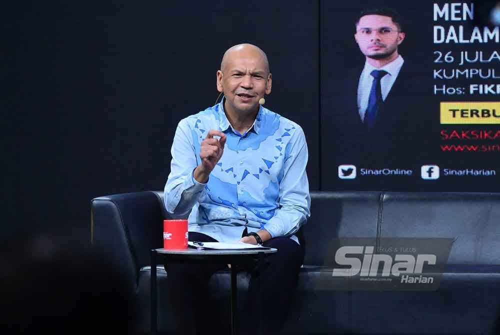 Armizan ketika program Town Hall Rakyat sempena Karnival Rakyat Karangkraf di Kompleks Kumpulan Karangkraf pada Jumaat. Foto Sinar Harian/ASRIL ASWANDI SHUKOR.