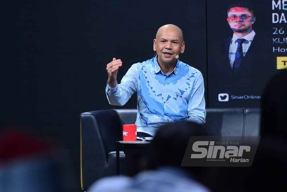 Armizan pada program Town Hall Rakyat sempena Karnival Rakyat Karangkraf di Kumpulan Karangkraf pada Jumaat. Foto Sinar Harian/ASRIL ASWANDI SHUKOR.