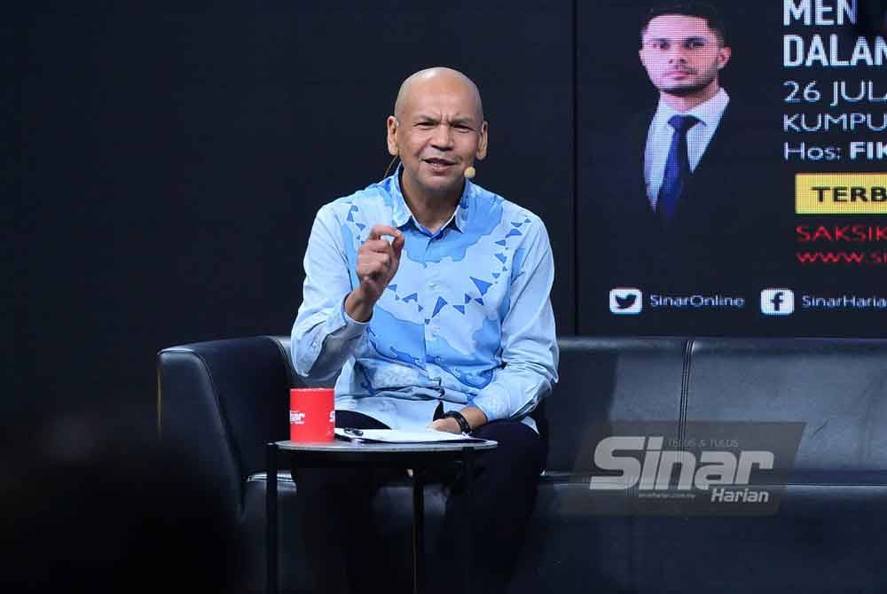 Armizan dalam program Town Hall Rakyat sempena Karnival Rakyat Karangkraf di Kompleks Kumpulan Karangkraf pada Jumaat. Foto Sinar Harian/ASRIL ASWANDI SHUKOR.