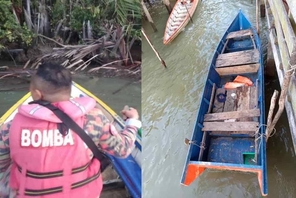 Warga emas yang dilaporkan hilang ketika mencari pucuk nipah di muara sungai Kampung Air, di sini, akhirnya ditemukan lemas