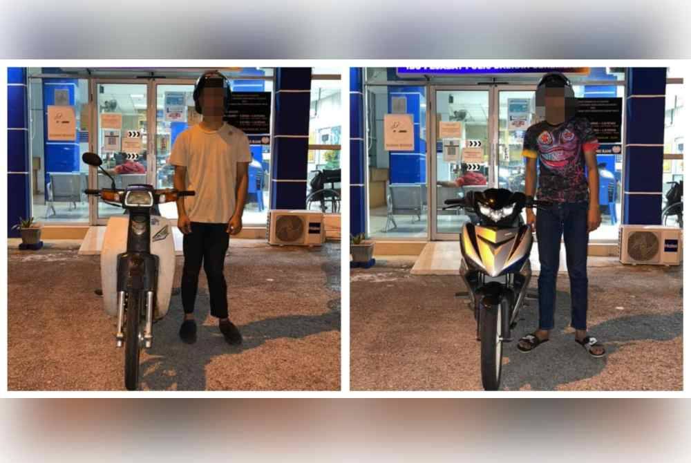 JSPT Bukit Aman menahan penunggang motosikal yang dikesan melakukan aksi berbahaya di Lebuhraya Kuala Lumpur-Seremban, pada Ahad.