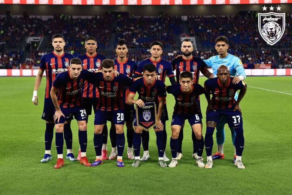 JDT mungkin melakukan rombakan kecil kesebelasan utama dalam aksi menentang PDRM FC. Foto FC Johor Southern Tigers