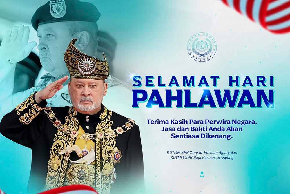 Sultan Ibrahim berkenan menzahirkan penghargaan kepada pasukan keselamatan negara atas jasa, khidmat dan bakti mereka melindungi kedaulatan tanah air. Foto Facebook Sultan Ibrahim Sultan Iskandar