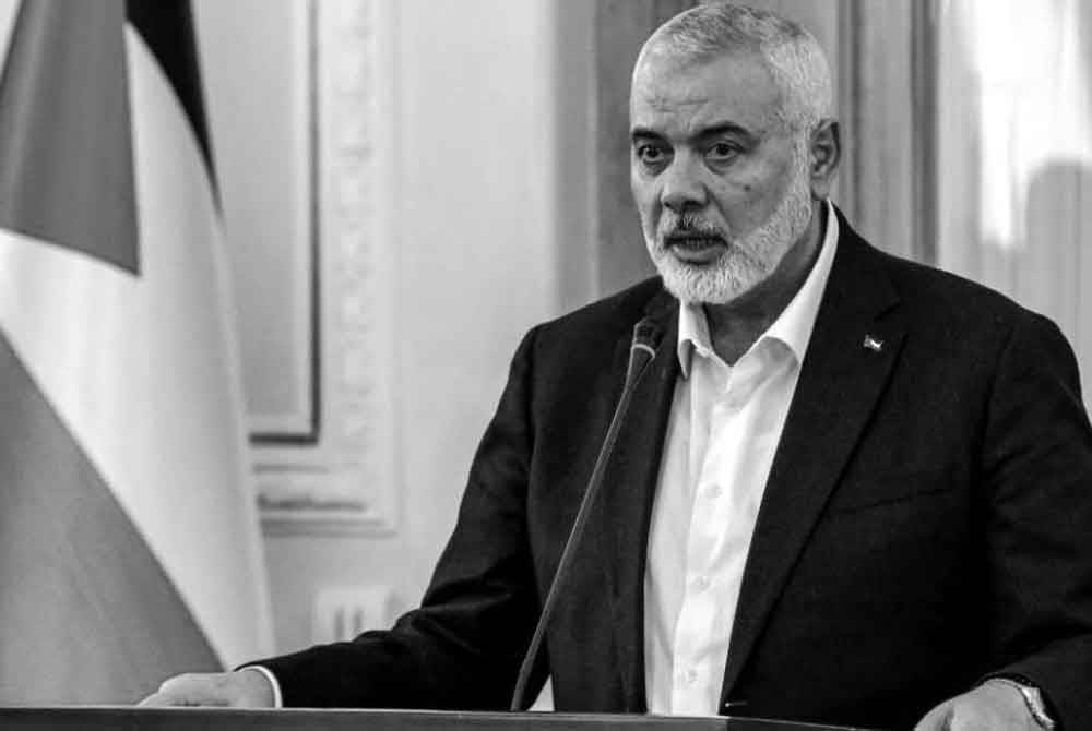 Pemimpin Hamas, Ismail Haniyeh dibunuh oleh rejim Zionis.