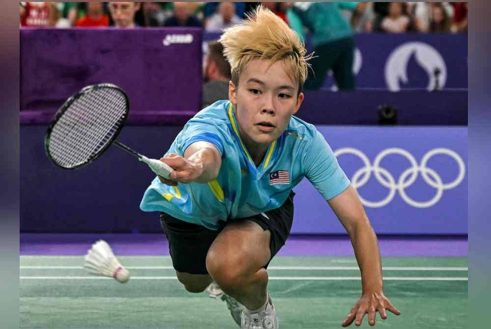 Jin Wei terpaksa akur tewas kepada pemain Korea Selatan dalam aksi terakhir kumpulan Sukan Olimpik di Paris pada Rabu. Foto AFP