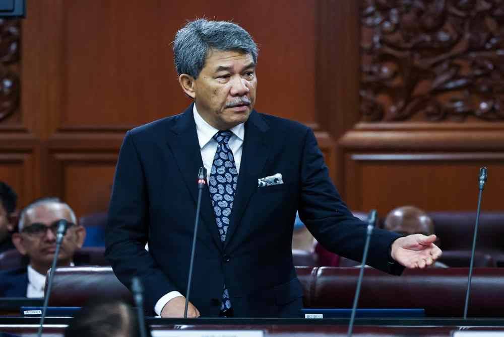 Mohamad Hasan pada Persidangan Dewan Negara di Bangunan Parlimen pada Rabu. Foto Bernama