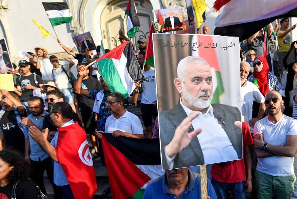 Pemimpin Hamas, Ismail Haniyeh maut akibat serangan di Teheran pada Rabu.