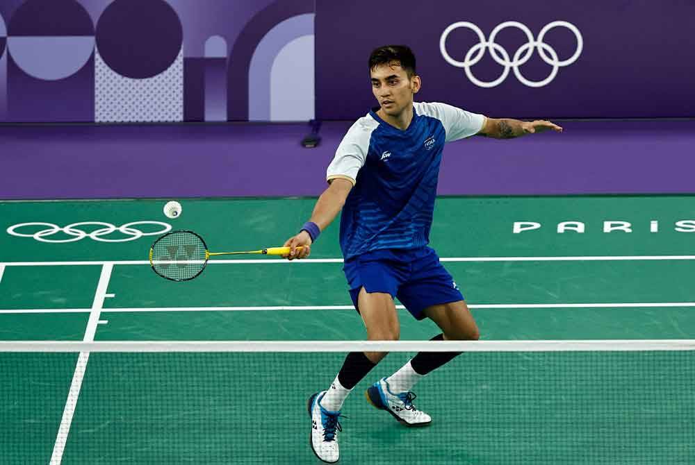 Sen akan menentang Zii Jia bagi penentuan pingat gangsa acara perseorangan lelaki Sukan Olimpik 2024 di Paris malam ini. Foto AFP.