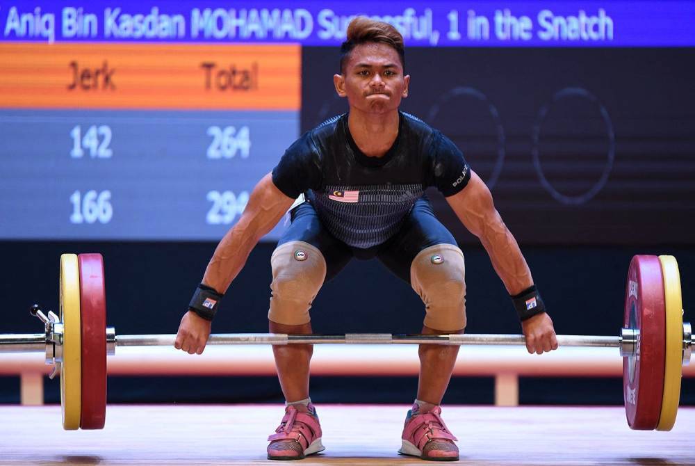 Aniq akan beraksi dalam kategori 61kg Sukan Olimpik di Expo Porte de, Versailles, Paris. Foto Agensi.