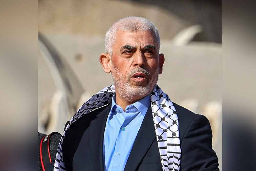 Hamas telah melantik Yahya Sinwar sebagai ketua politik baharu mereka. Foto AFP