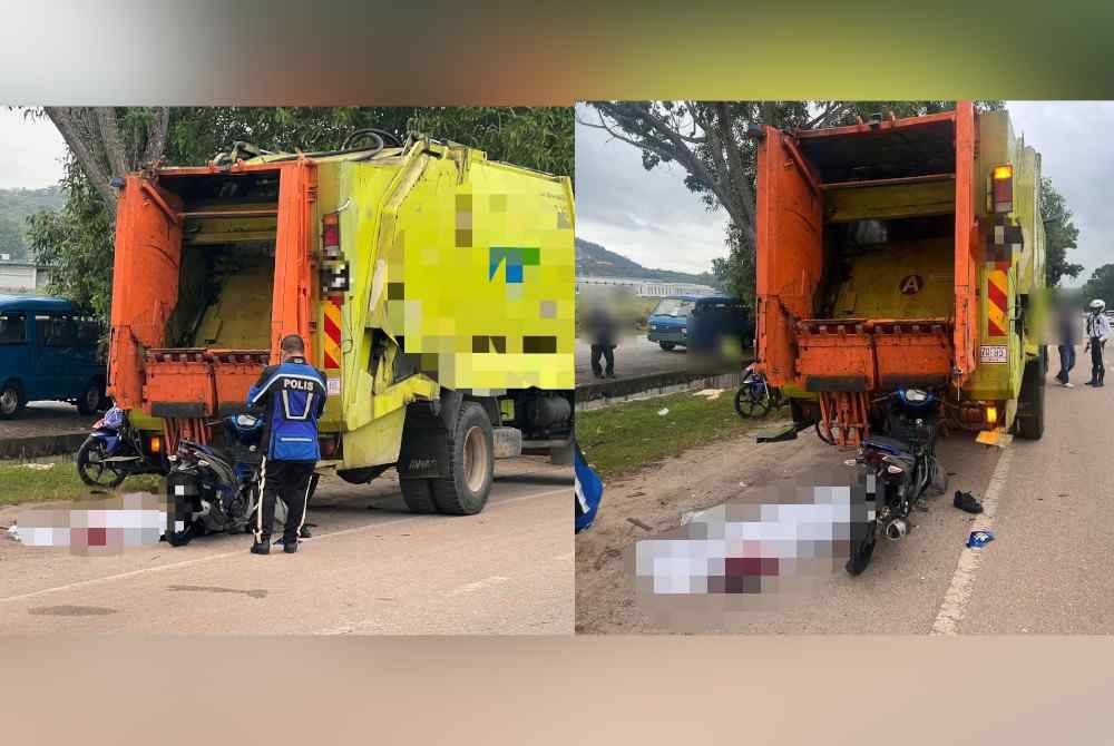 Mangsa meninggal dunia di tempat kejadian akibat kecederaan di bahagian kepala. Foto PDRM