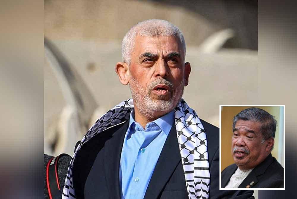 Hamas telah melantik Yahya Sinwar sebagai ketua politik baharu mereka. Foto AFP (Gambar kecil: Mohamad Sabu)