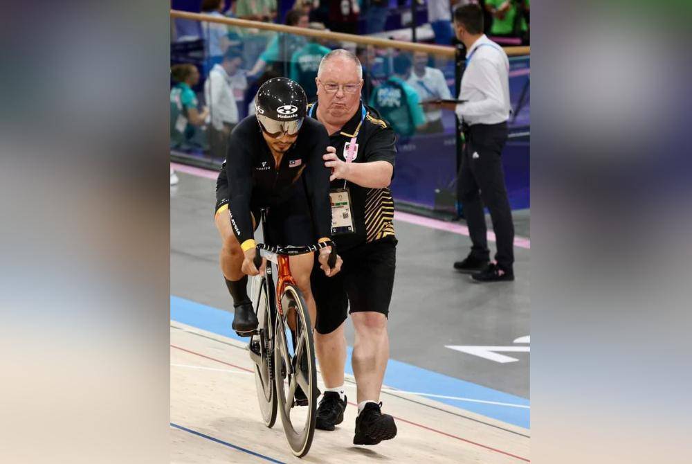 Beasley (kanan) percaya Azizulhasni berada pada momentum terbaik untuk memecut dalam acara keirin hujung minggu ini. Foto FB MSN