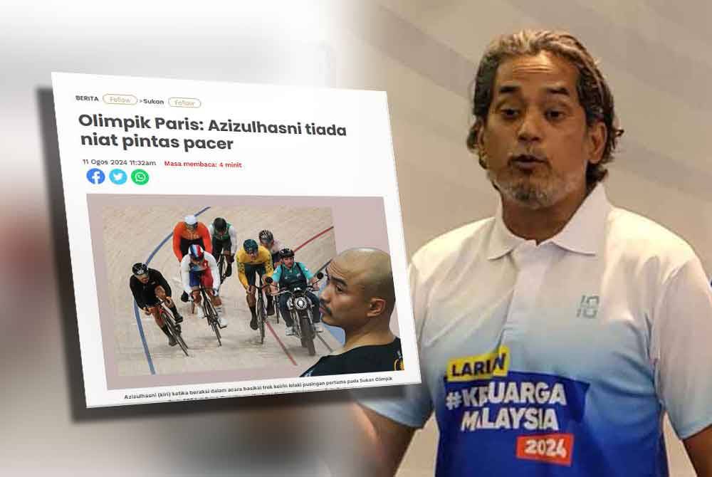 Laporan Sinar Harian (kiri), Khairy Jamaluddin