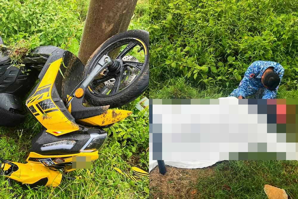 Mangsa disahkan meninggal dunia di lokasi kejadian selepas motosikal ditunggangnya terbabas dan melanggar tiang lampu dalam kejadian pada Ahad.