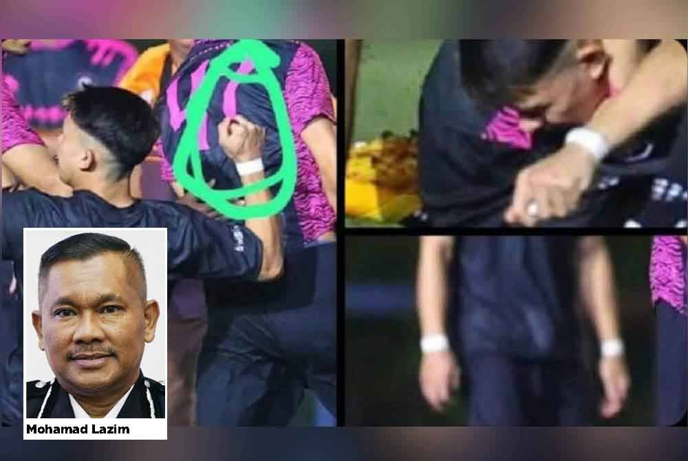 Gambar tular di media sosial seorang lelaki dipercayai membawa masuk senjata tajam berupa kerambit semasa pergaduhan perlawanan bola sepak di padang KLFA, Desa Melati, Kuala Lumpur pada Ahad. 