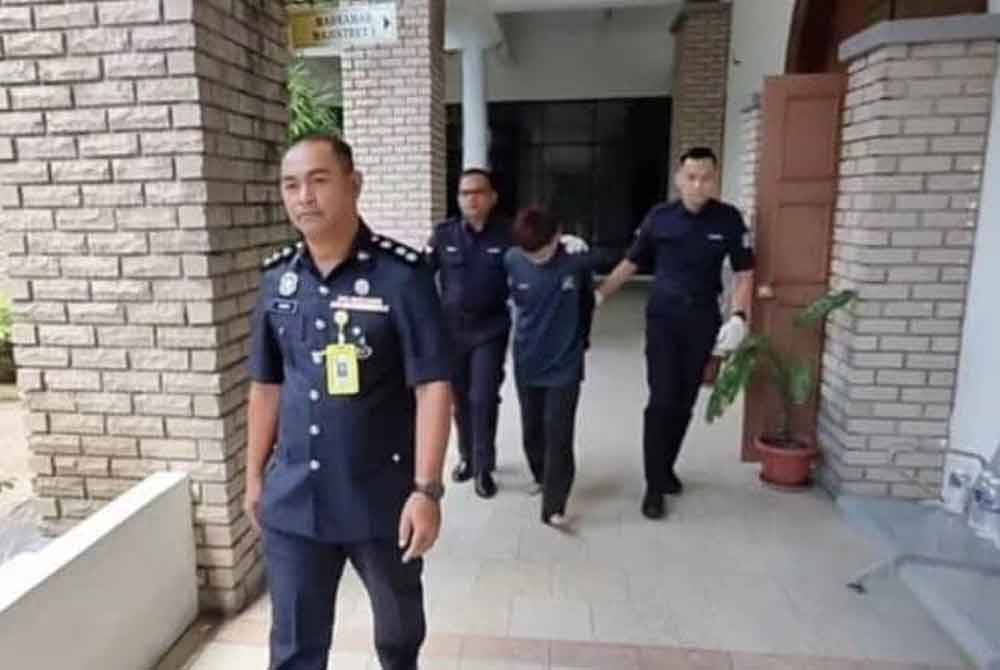 Tertuduh dibawa ke Mahkamah Majistret Sandakan pada Isnin.