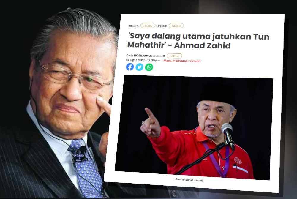 DR MAHATHIR. Laporan Sinar Harian