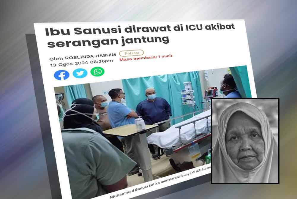 Laporan Sinar Harian 13 Ogos lalu. Gambar kecil: Meriam