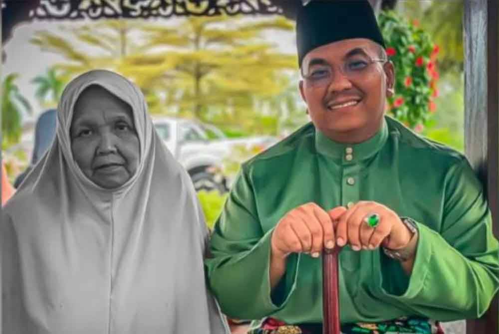 Ibu kepada Menteri Besar Kedah Muhammad Sanusi, Allahyarham Meriam menghembuskan nafas terakhir pada usia 74 tahun. - Foto Facebook Muhammad Sanusi