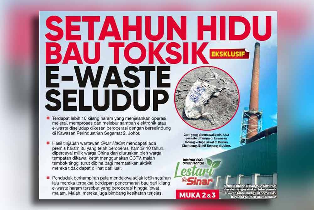 Laporan muka depan Sinar Harian pada 6 Ogos lepas.