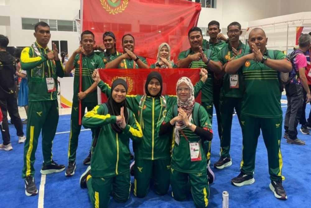 Skuad wushu sanda Kedah dibarisi 100 peratus anak Melayu. Foto Muhamad Shafiri