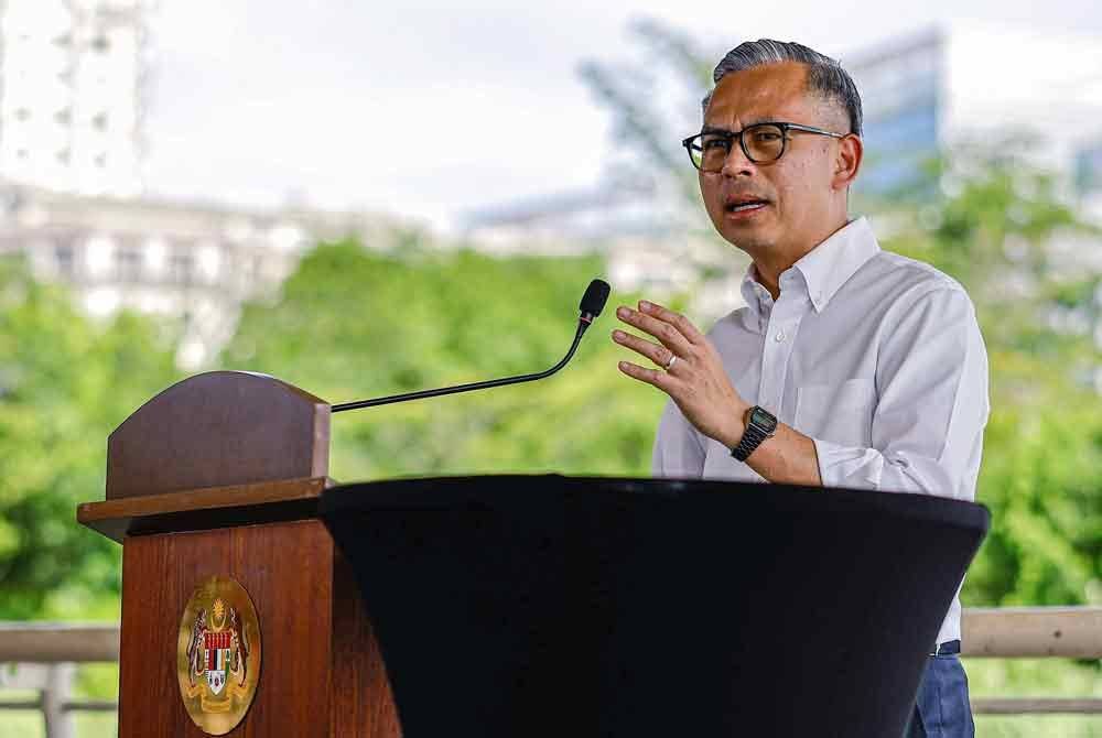 Fahmi yang juga jurucakap Kerajaan Perpaduan ketika sidang media Mingguan Kabinet pada Rabu. Foto Bernama