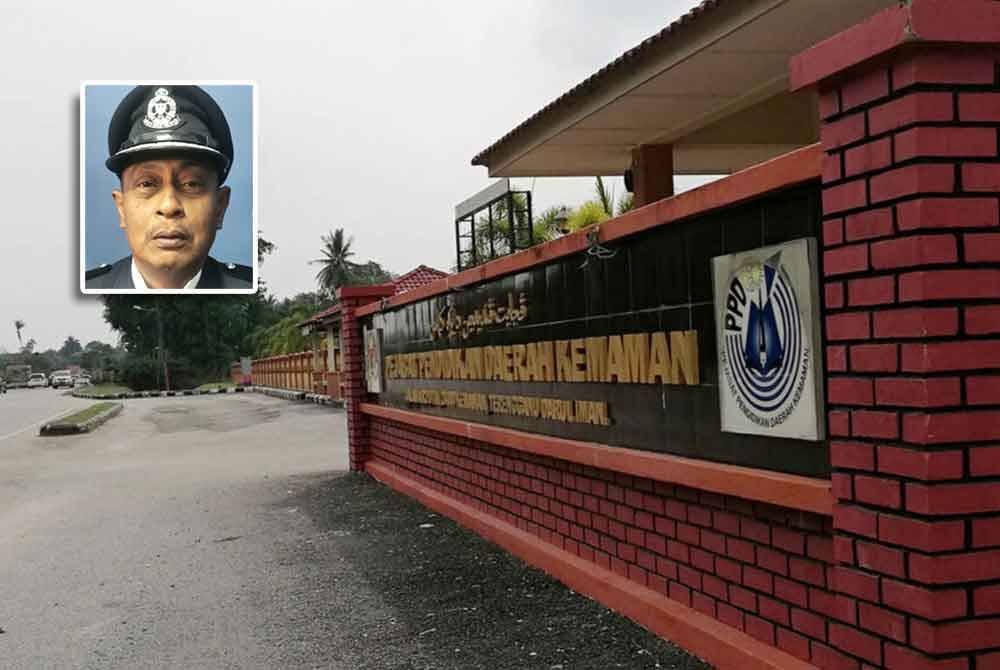 Pejabat PPD Kemaman dipecah masuk pada Rabu menyebabkan kehilangan wang tunai berjumlah RM15,400. Gambar kecil: Hanyan