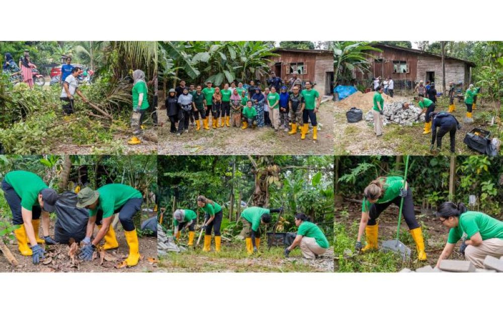 Inisiatif sukarelawan #BantuanBanjir di Kampung Kuala Jengal, Terengganu.