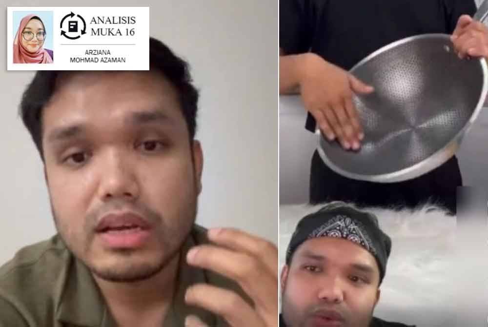 Khairul Aming mendedahkan dalam salah satu hantaran di media sosial – dirinya sekali lagi menjadi mangsa apabila wajah dan suaranya diubah suai semata-mata untuk jualan kuali harga runtuh.