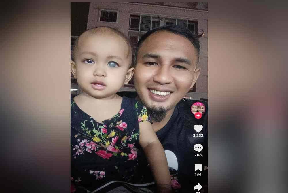 Perkongsian Nur Hisham mengenai anaknya, Alisa Umaira menjadi tular di aplikasi TikTok baru ini.